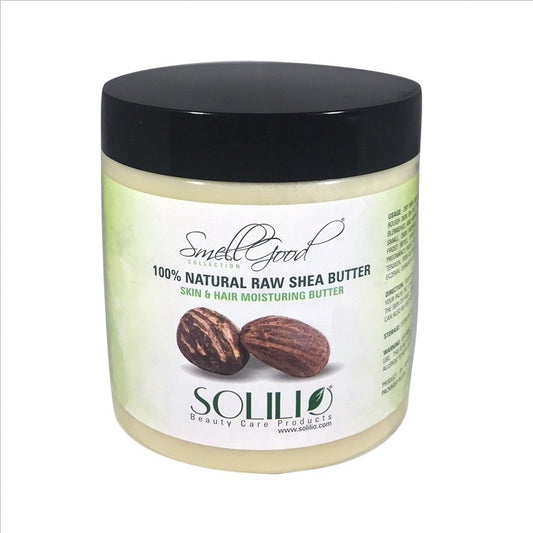 SmellGood - African Shea Butter Ivory Unrefined 16oz Creamy PACK OF 4 Beauty & Personal Care SmellGood