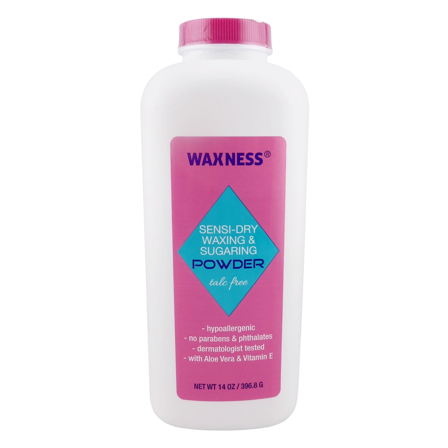 Waxness Sensi Dry Waxing & Sugaring Powder 14 oz (397 g), Pack of 6 - Moisture Absorbing Pre Wax Powder for Waxing & Sugaring, Professional Use Beauty and Personal Care Waxness