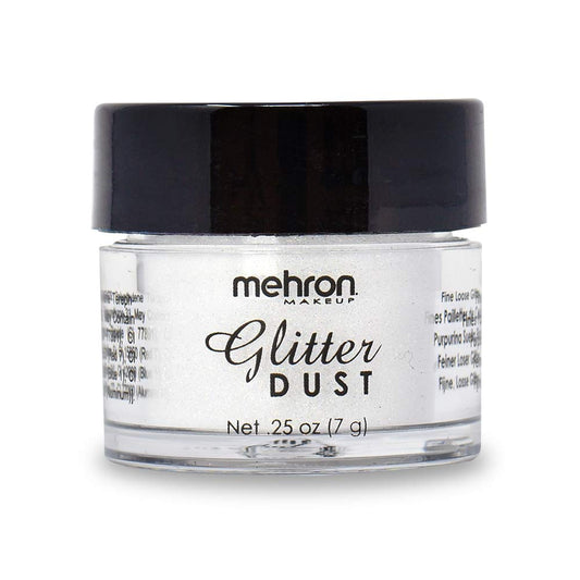 Mehron Makeup Paradise Glitter FX | Professional Cosmetic for Makeup & Art | Vibrant & Shimmering Loose Glitter .25 oz (7 g) (Opalescent White) Beauty & Personal Care Mehron