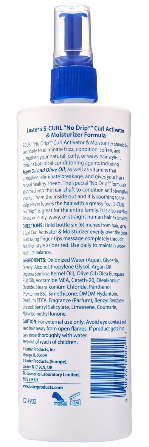 Luster's S Curl No Drip, Curl Activator Moisturizer, 16 Fl Oz Beauty & Personal Care Luster's