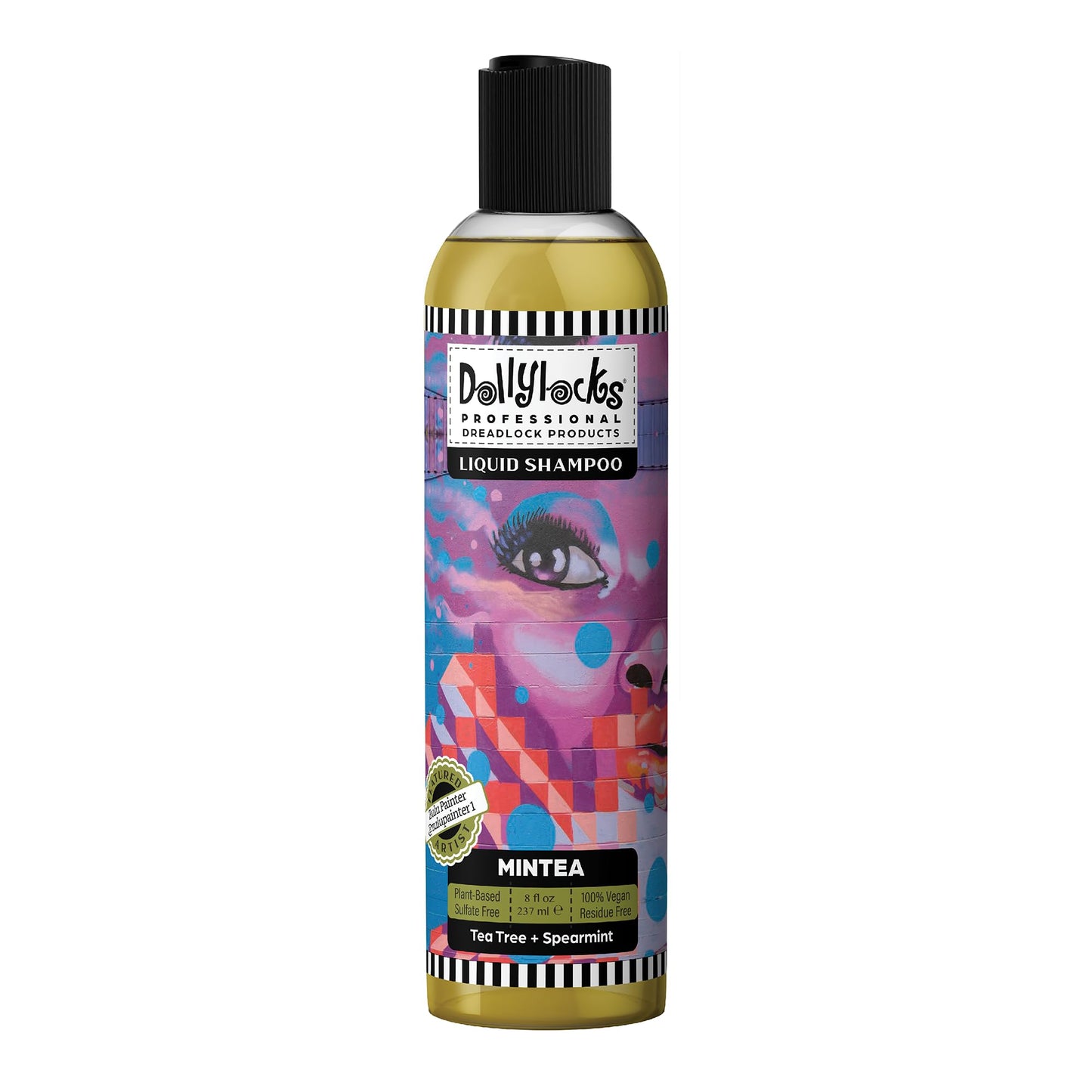 Dollylocks Claifying Liquid Shampoo | Tea Tree Spearmint | Paraben-free, Plant-Based, Vegan, Residue-Free Loc, Braid, Dreadlock Care | All hair types Beauty & Personal Care Dollylocks
