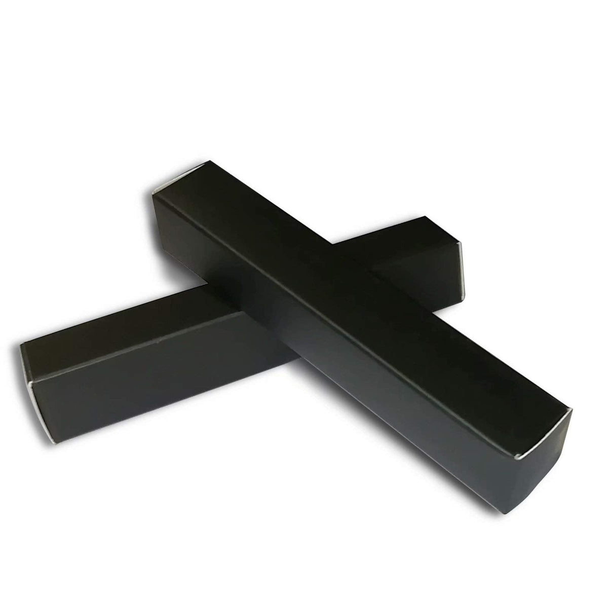 ANZKA 50 Pcs Empty Lip Gloss Box 4.72x0.78x0.78 inch Mascara Tube Packaging Matte Texture Black Lipgloss Kraft Paper Case Glaze Balm Organizer Storage Beauty & Personal Care ANZKA