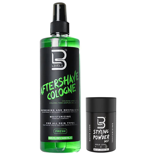 L3 Level 3 After Shave Spray Cologne - Softens Skin - Refreshes and Relieves Face and Skin - Styling Powder Included (Fresh) Beauty & Personal Care L3