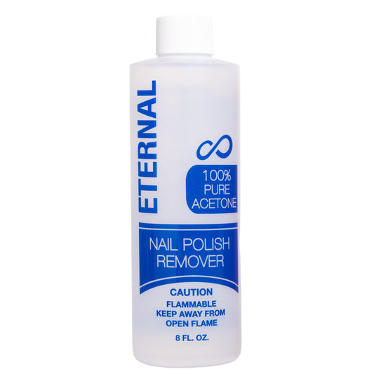 Eternal 100% Pure Acetone- Acetona pura - Quick Professional Ultra-Powerful Nail Polish Remover for Natural, Gel, Acrylic, Shellac Nails and Dark Beauty & Personal Care Eternal