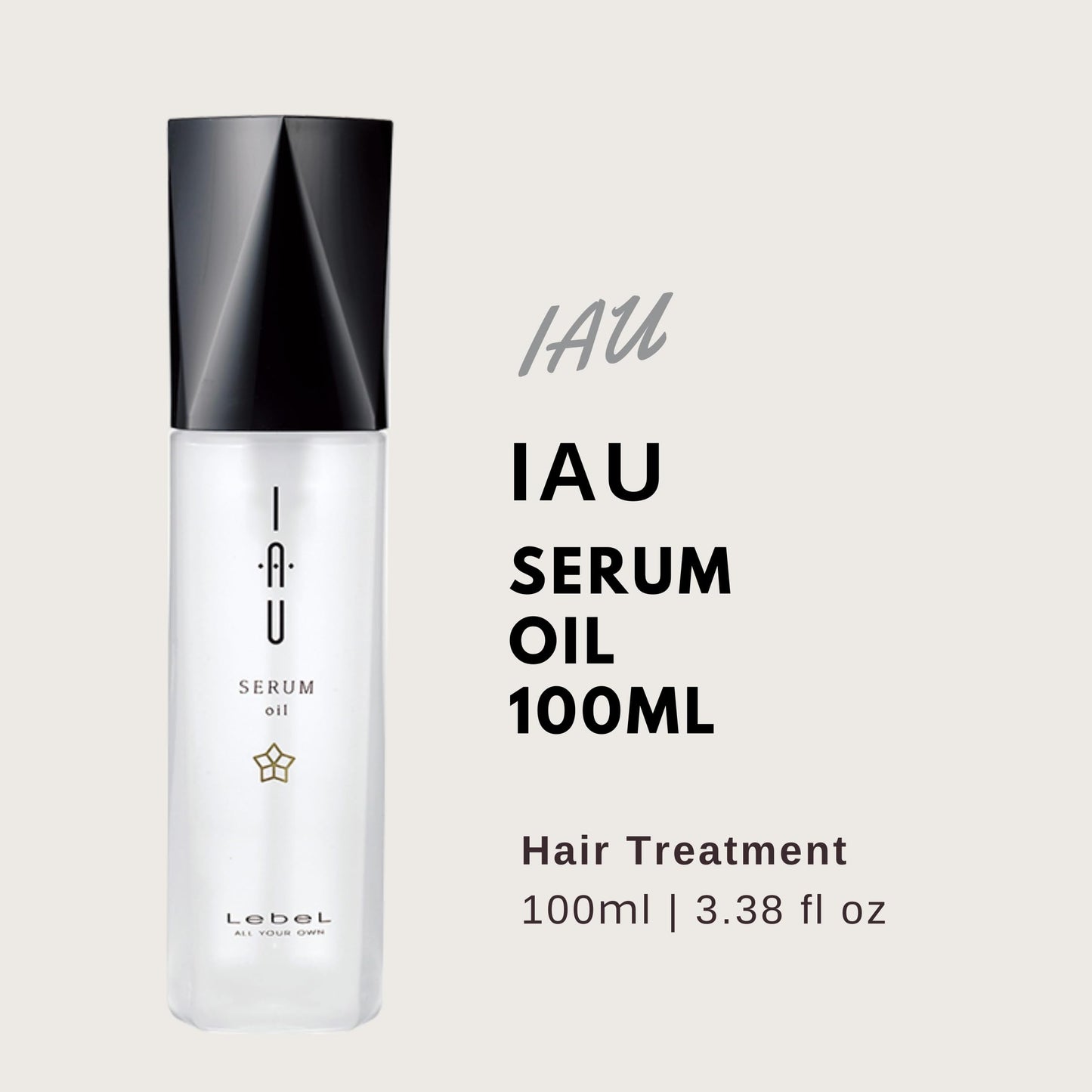 Lebel IAU Serum Hair Oil - 100ml Beauty & Personal Care Lebel