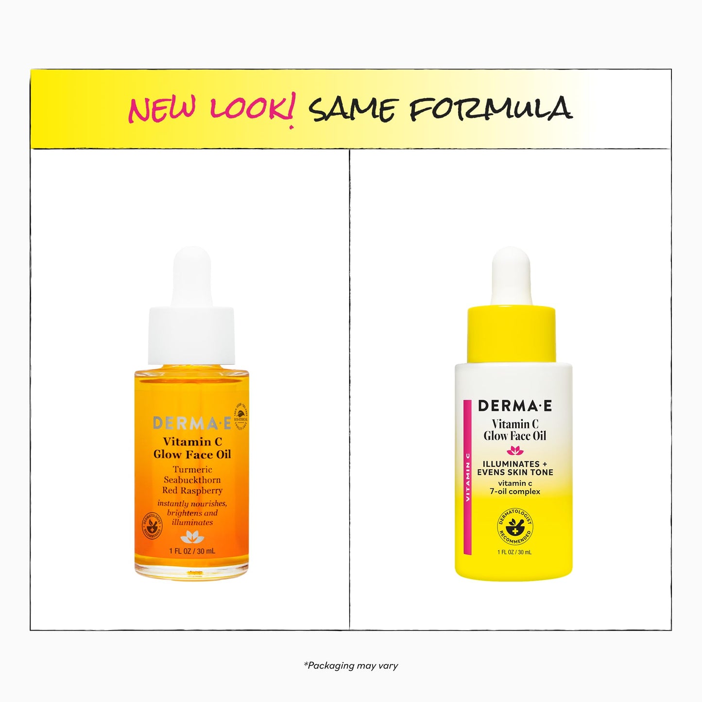 Derma E Vitamin C Glow Face Oil, 1 Fl Oz, Nourishes, Brightens and Illuminates for Radiant Skin, Moisturizing Vitamin C Oil with Turmeric Beauty & Personal Care Derma E