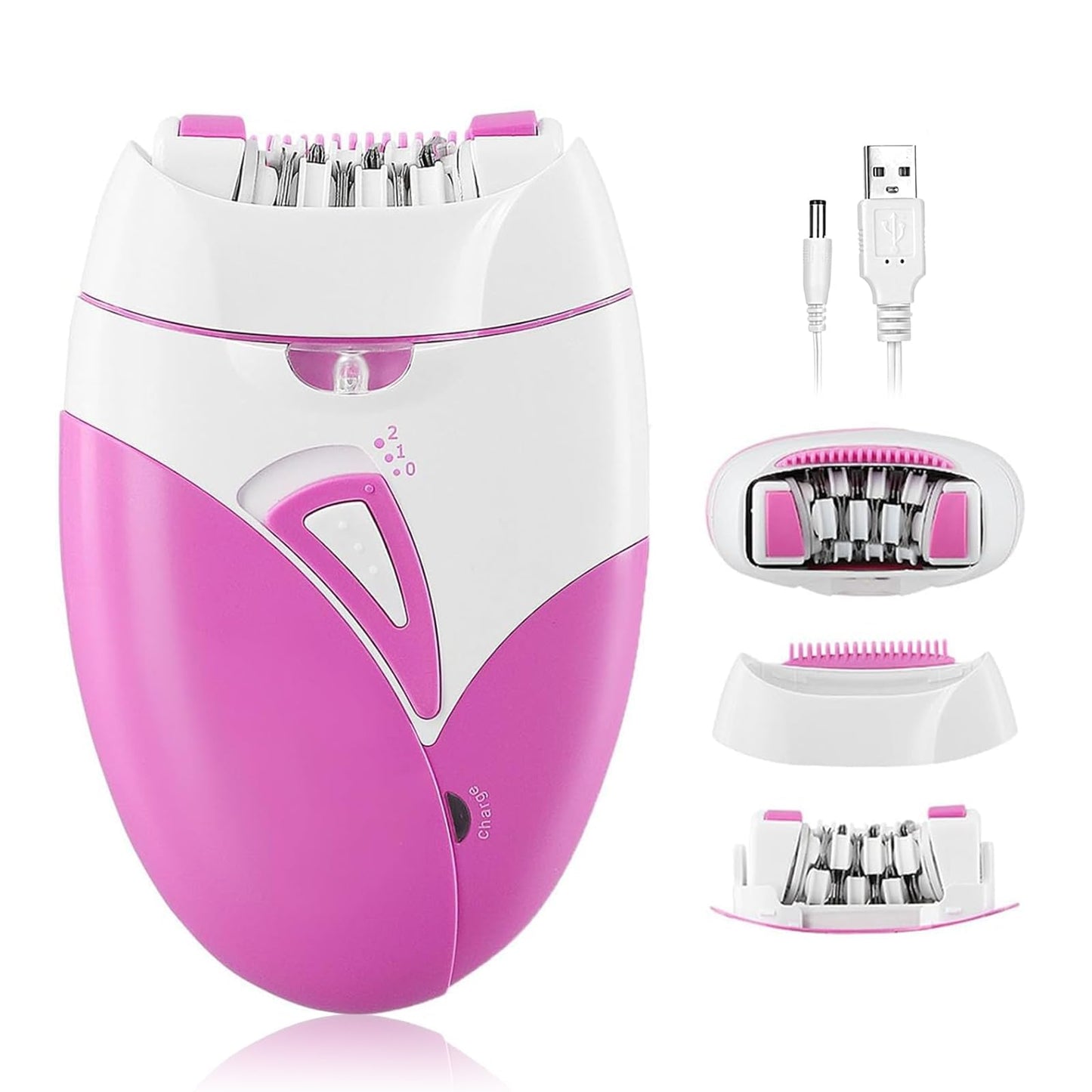 Epilator for Women, Smooth Glide glabrouse Skin epilator Facial Hair Remover with 2 Speed & LED Light, Electric Facial Hair Removal Suitable for Face Beauty and Personal Care Morbex Green