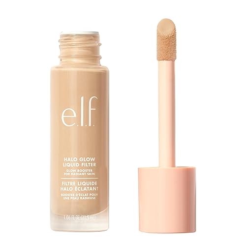 e.l.f. Halo Glow Liquid Filter, Complexion Booster For A Glowing, Soft-Focus Look, Infused With Hyaluronic Acid, Vegan , 00 Fair Beauty & Personal Care e.l.f.