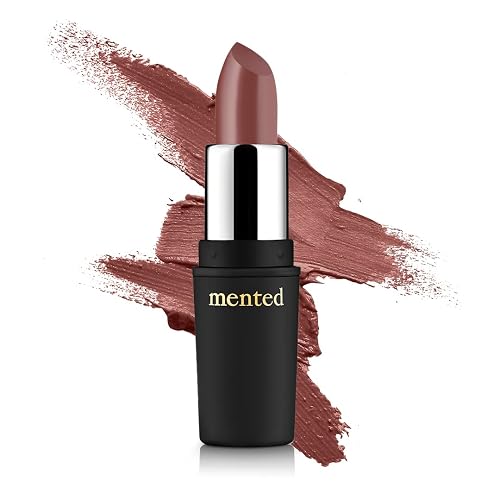 Mented Cosmetics Nude Lipstick for Women, Semi-Matte Long-Lasting Lip Stick, Moisturizing Vegan, Paraben & Cruelty-Free, Enhances All Complexions, Beauty & Personal Care Mented