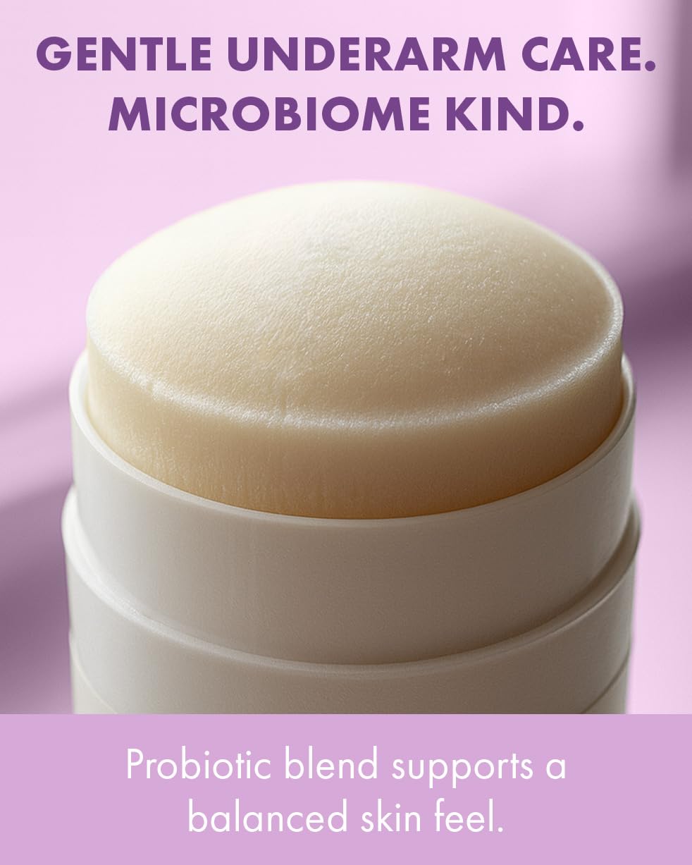 Probiotic Deodorant - Natural Deodorant for Women & Men, Plant-Based Aluminum & Baking Soda Free Deo Stick, 3 oz by Candida Freedom - Unscented Beauty and Personal Care MASSE'