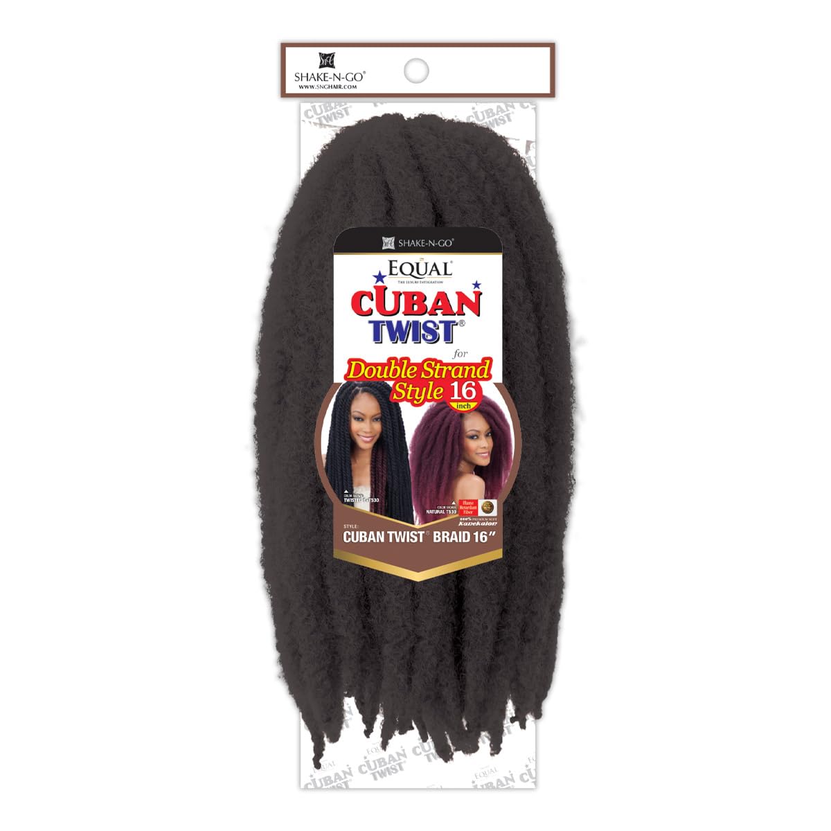 Freetress Equal Synthetic Hair Braids Havana Twist Style CUBAN TWIST 16" (OT30)