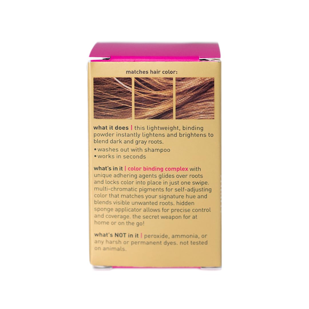 Style Edit Root Touch Up Powder | Temporary Hair Color for Gray Roots and Thinning Hair | Salon-Quality, Transfer-Resistant Hair Concealer | Light Beauty & Personal Care STYLE EDIT