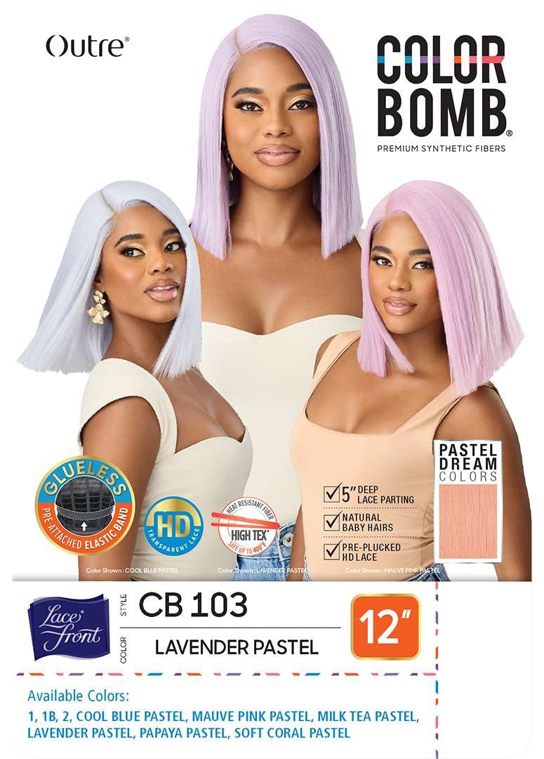 Outre Lace Front Wig - Color Bomb - CB 103 (JET BLACK 1)
