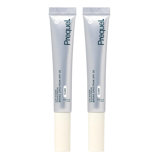Prequel Skin Lip Visor, Clear Lip Balm with SPF 30 PA+++. Mint Flavored with Non-Sticky Finish - Moisturizing Semi Gloss Balm Sunscreen for Daily Use Beauty and Personal Care Prequel Default Title