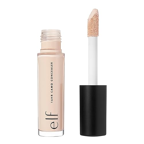 e.l.f. 16HR Camo Concealer, Full Coverage & Highly Pigmented, Matte Finish, Light Ivory, 0.203 Fl Oz Beauty & Personal Care e.l.f.