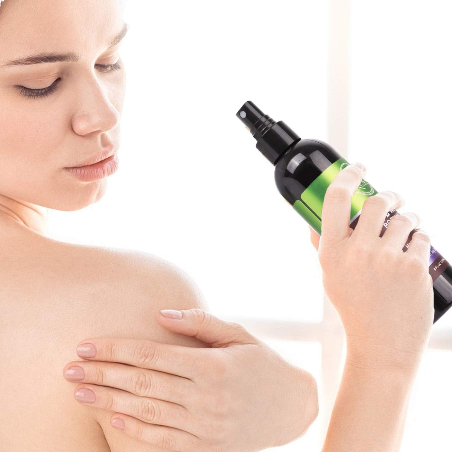 Natural and Organic Fragrance 8 Oz Body Mist Spray by Serenata - Vegan, Alcohol and Paraben Free, Headache Free, with Hemp Seed Oil and Aloe EDP Beauty & Personal Care Serenata