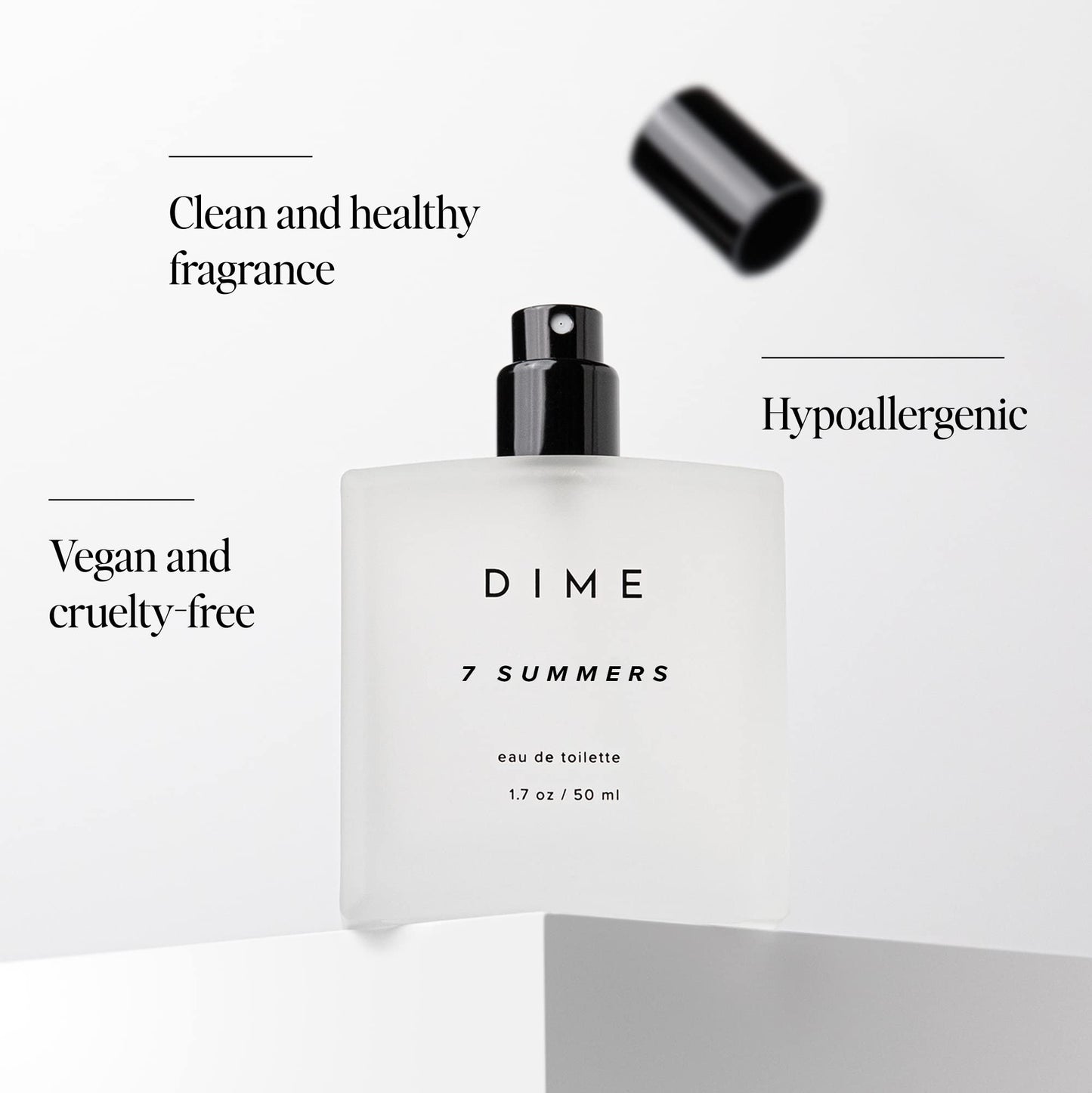 Dime Beauty 7 Summers Perfume for Women, 1.7 oz / 50 ml - Sweet Floral Scent, Clean Fragrance Eau de Toilette, Hypoallergenic Beauty & Personal Care Dime