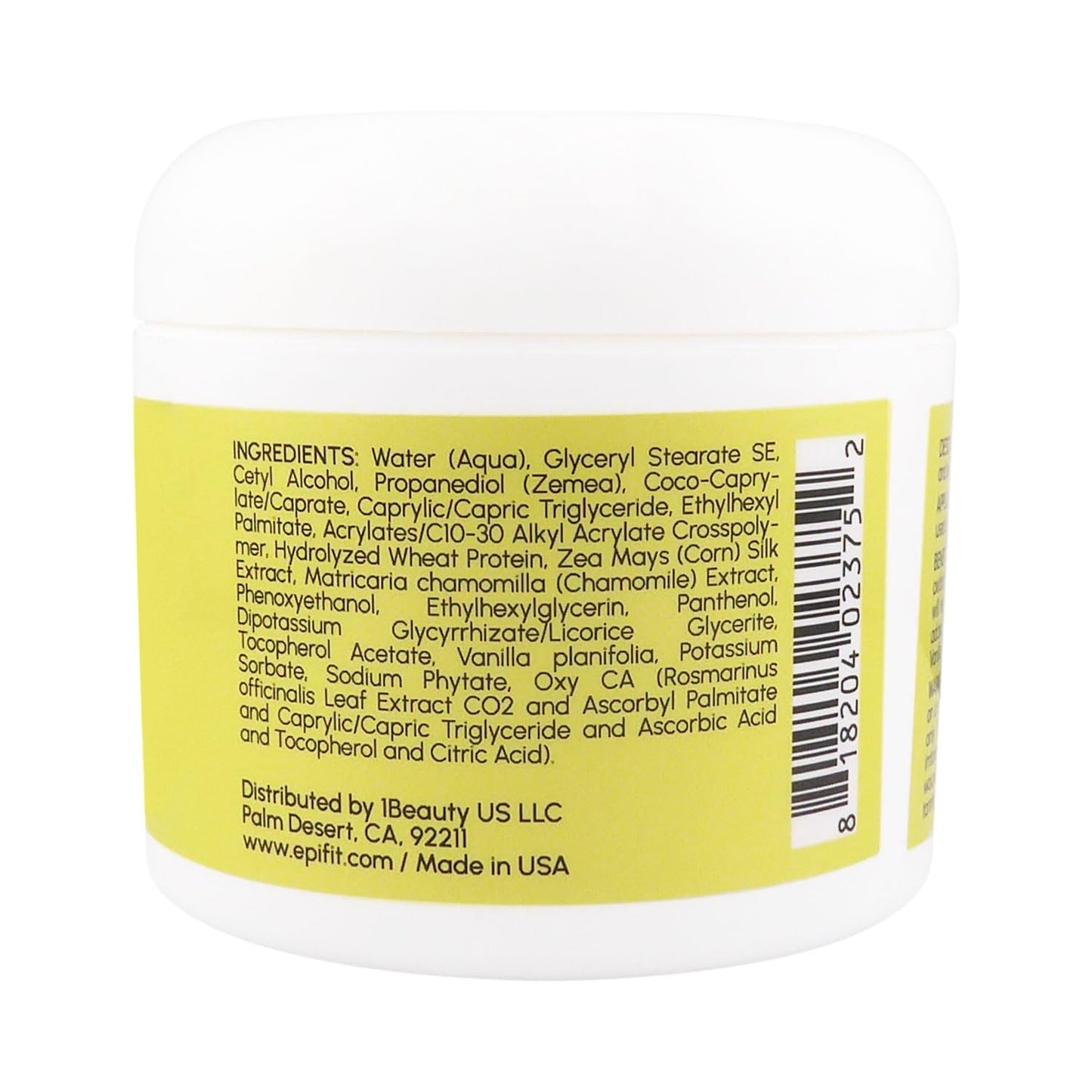 Epifit Instant Silkening Body Cream with Natural Vanilla & Chamomile Extract, 4 oz (118 ml) Beauty and Personal Care Epifit