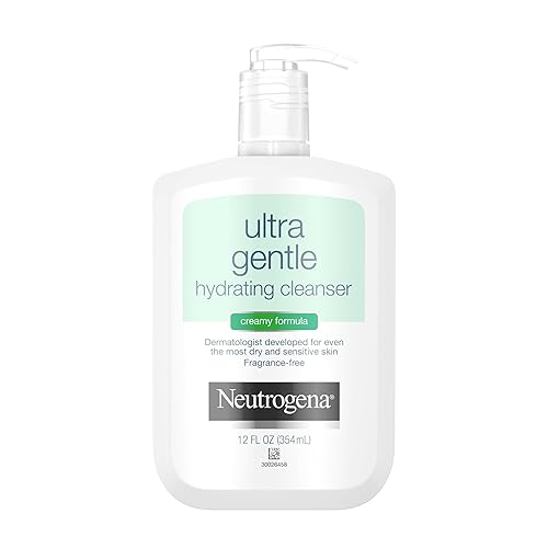 Neutrogena Ultra Gentle Hydrating Facial Cleanser, Non-Foaming Face Wash for Sensitive Skin, Gently Cleanses Face Without Over Drying, Oil, Soap Beauty & Personal Care Neutrogena