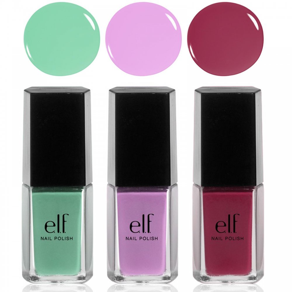 e.l.f. 3 Piece Nail Polish Set, Vacation Trio Beauty & Personal Care e.l.f.
