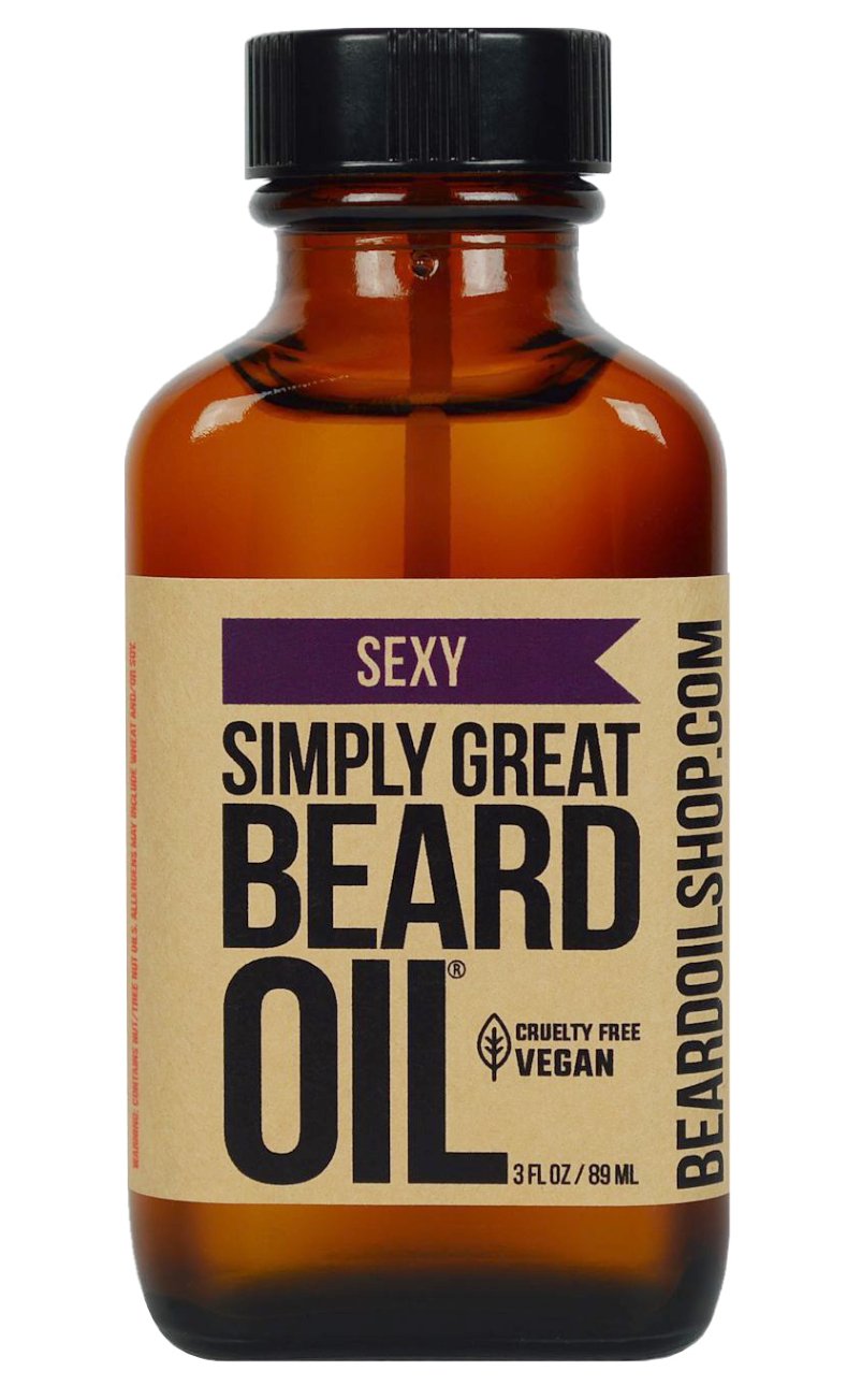 Simply Great Beard Oil - Sexy Scented Beard Oil - Beard Conditioner 3 Oz Easy Applicator - Natural - Vegan and Cruelty Free Care for Beards Beauty and Personal Care Simply Great Beard Oil