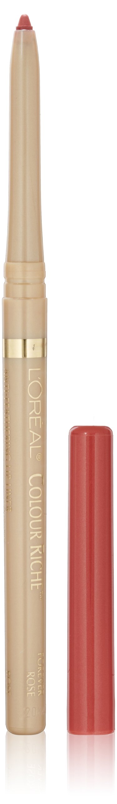 L'Oréal Paris Colour Riche Lip Liner, Forever Rose, 0.007 oz.