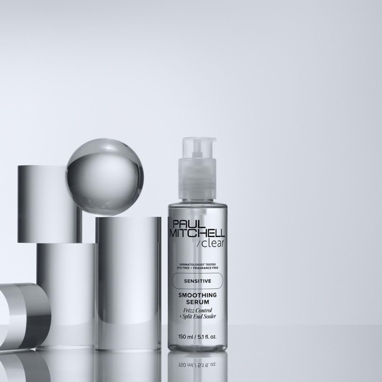 Paul Mitchell Clear Smoothing Serum, Blowout Primer, Fragrance Free, For Sensitive Scalp + Skin, 5.1 fl. oz Beauty & Personal Care Paul Mitchell