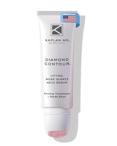 KAPLAN MD Lifting Neck Serum - Anti-Aging Lifting Rose Quartz Serum with Crushed Diamonds, Organic Extracts & Fermented BioActive Complex Beauty & Personal Care KAPLAN MD