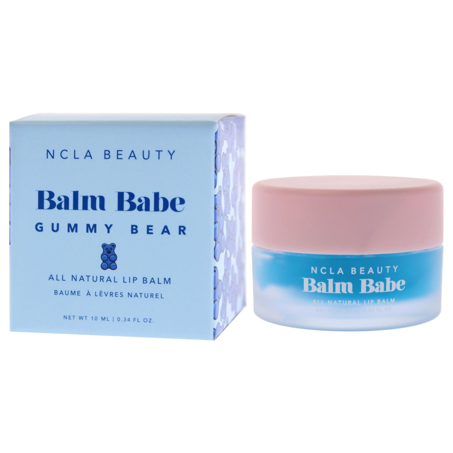 NCLA Beauty Balm Babe All Natural Lip Balm - Moisturizes Lips with Natural Oils - Infused with Vitamin C and E - Gummy Bear - 0.34 oz Beauty and Personal Care NCLA BEAUTY