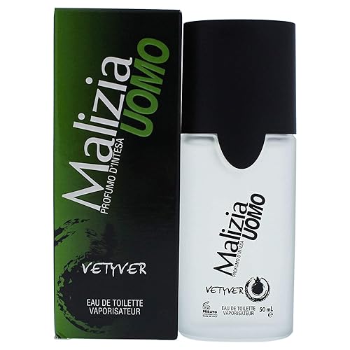 Vetyver Malizia Uomo Eau de Toilette Spray for Men, 1.7 Ounce Beauty & Personal Care Malizia