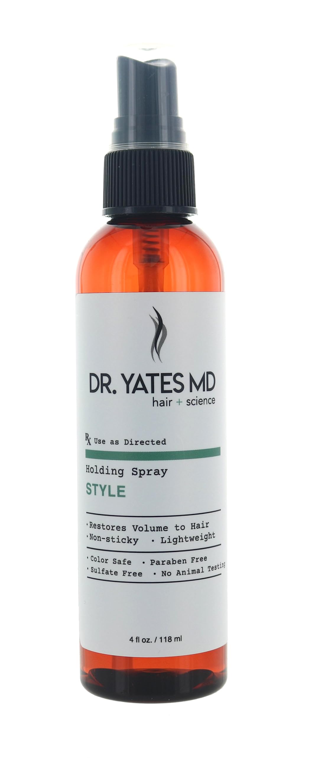 Dr. Yates MD - Holding Spray, Non-Sticky, Lightweight, Easy to Wash Out, Lasting Hold (4 Fl Oz) Beauty & Personal Care Dr. Yates MD hair + science
