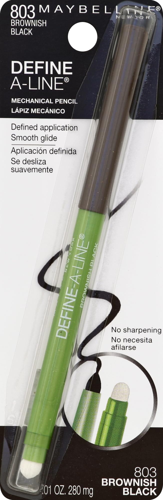 Maybelline New York Define-A-Line Eyeliner, Brownish Black Beauty & Personal Care MAYBELLINE