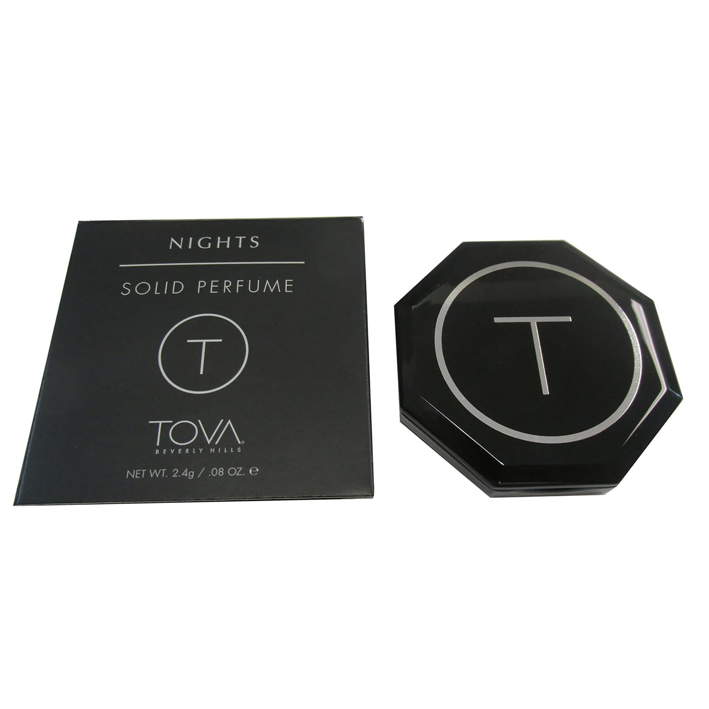 Tova Nights Solid Perfume Compact - Floral Woody Pocket Perfume Dab-On for Women - USA Made & Cruelty-Free - 2.4 g Beauty & Personal Care Tova