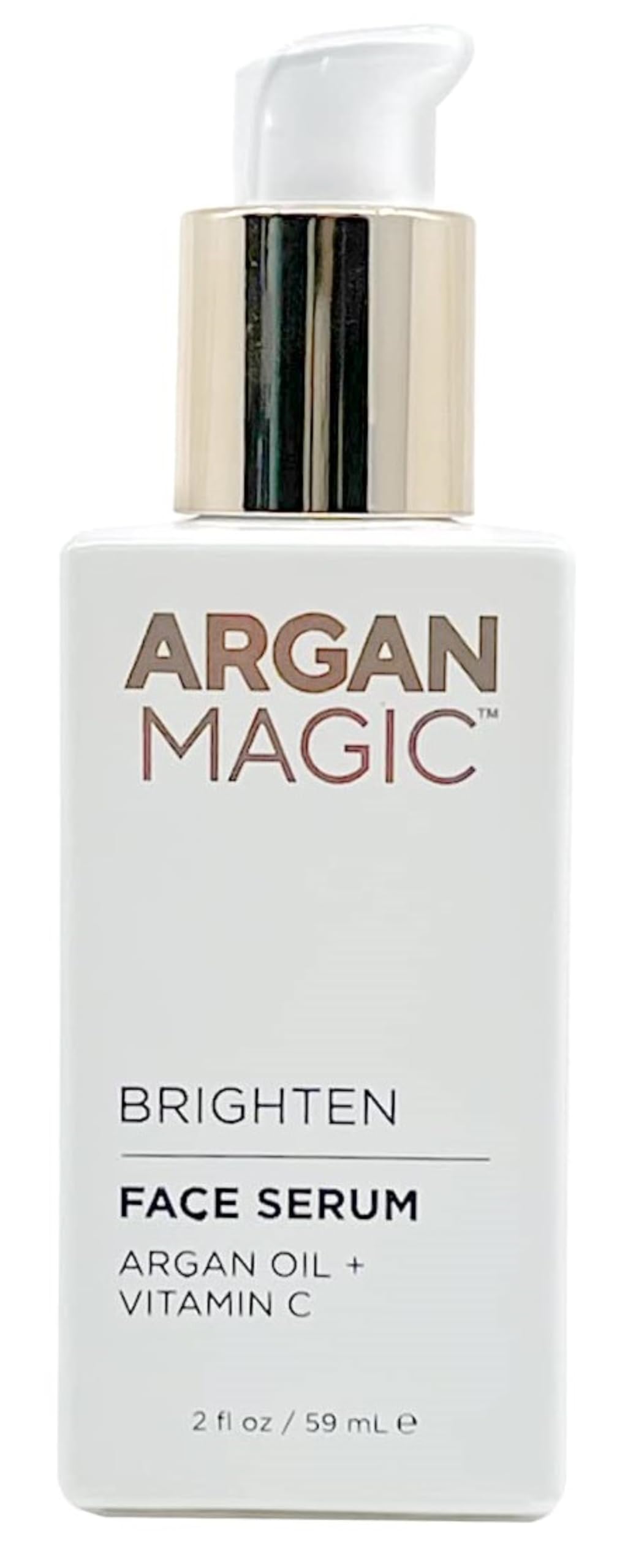 Argan Magic Brighten Face Serum with Vitamin C & Argan Oil - Hydrating & Brightening Formula | Reduce Dark Spots, Fine Lines, & Wrinkles (2 oz) Beauty & Personal Care Argan Magic