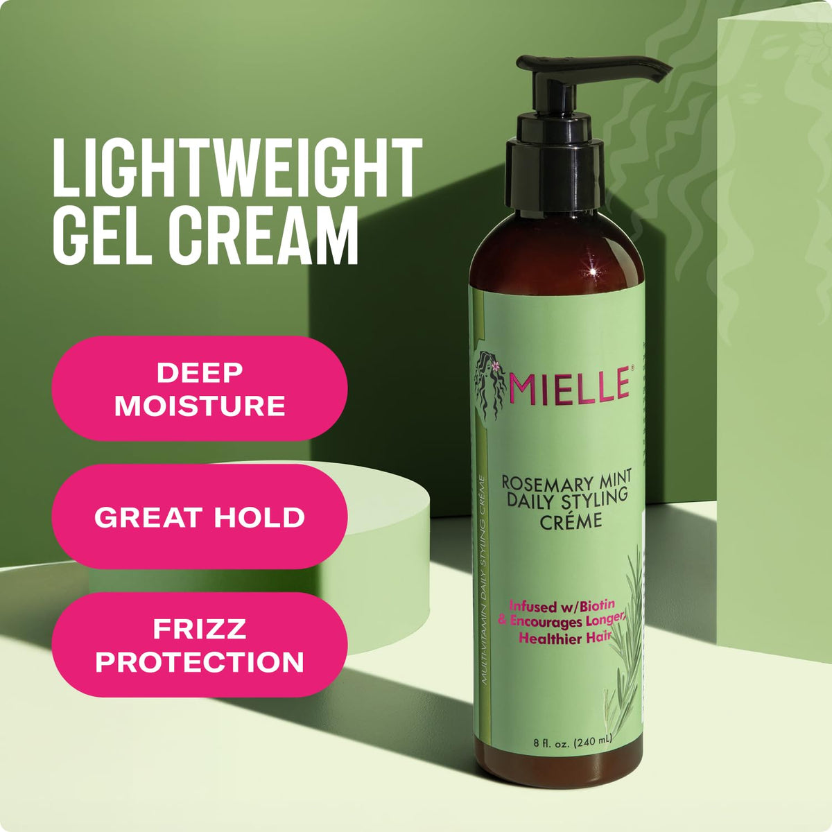Mielle Organics Rosemary Mint Styling Cream (8oz) Beauty & Personal Care Mielle Organics