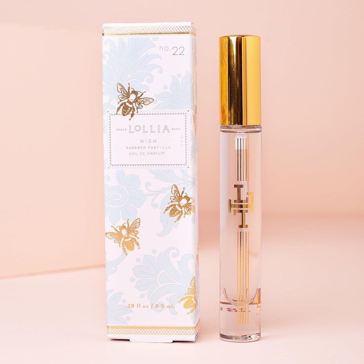 LOLLIA Wish Travel Eau de Parfum, .28 fl. oz. - Sugared Pastille - Beautifully Captivating, Travel Size Perfume, Women’s Perfume, Eau de Parfum Spray Beauty & Personal Care LOLLIA