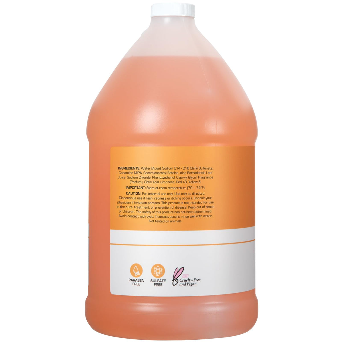 Ginger Lily Farms Club & Fitness Shampoo, 128oz, Citrus
