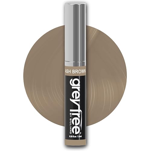 Greyfree Hair Mascara Root Touch-Up for Gray Hair | Precision Hairline Concealer for Brows & Beard (ASH BROWN) Beauty & Personal Care Greyfree