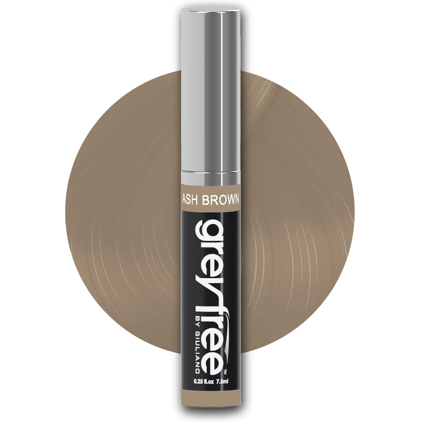 Greyfree Hair Mascara Root Touch-Up for Gray Hair | Precision Hairline Concealer for Brows & Beard (ASH BROWN) Beauty & Personal Care Greyfree