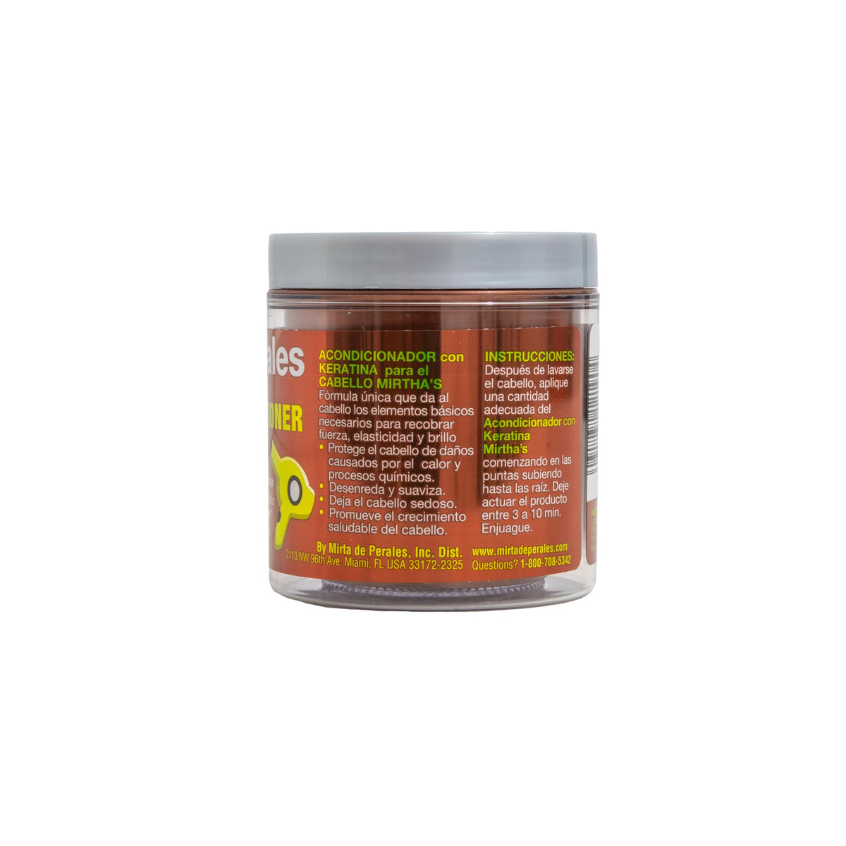 Mirta De Perales Conditioner with Keratin for Normal, Dry & Damaged Hair | Strengthening & Detangling Cream with Hydrolyzed Keratin & Amino Acids | Beauty & Personal Care Mirta De Perales