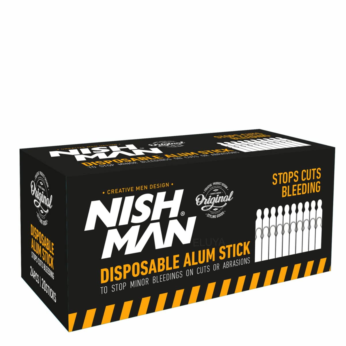 Nishman Disposable Alum Stick 20 packs of 24 Beauty and Personal Care nishman