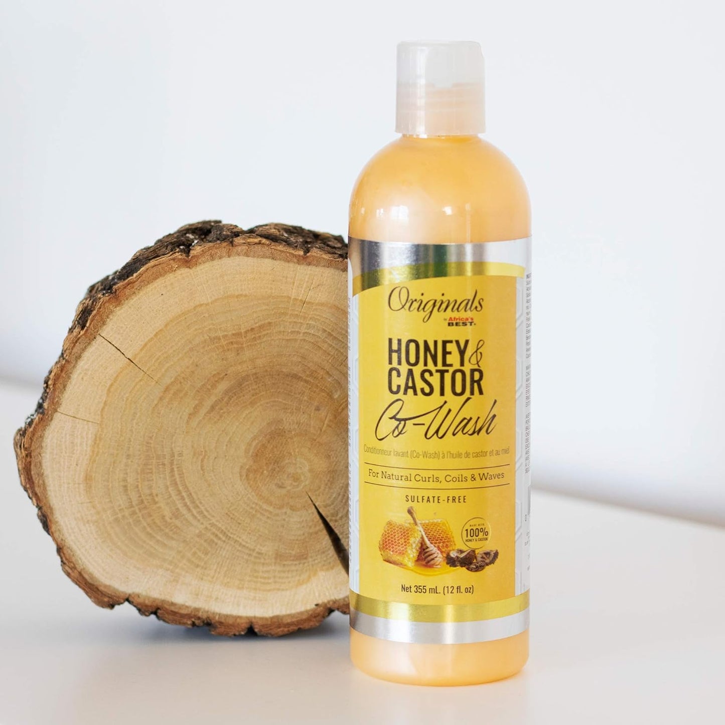 Africa's Best Originals by and Castor Hair Co-Wash for Natural Curls, Coils and Waves, Sulfate-Free, Honey 12 Fl Oz Beauty & Personal Care Africa's Best