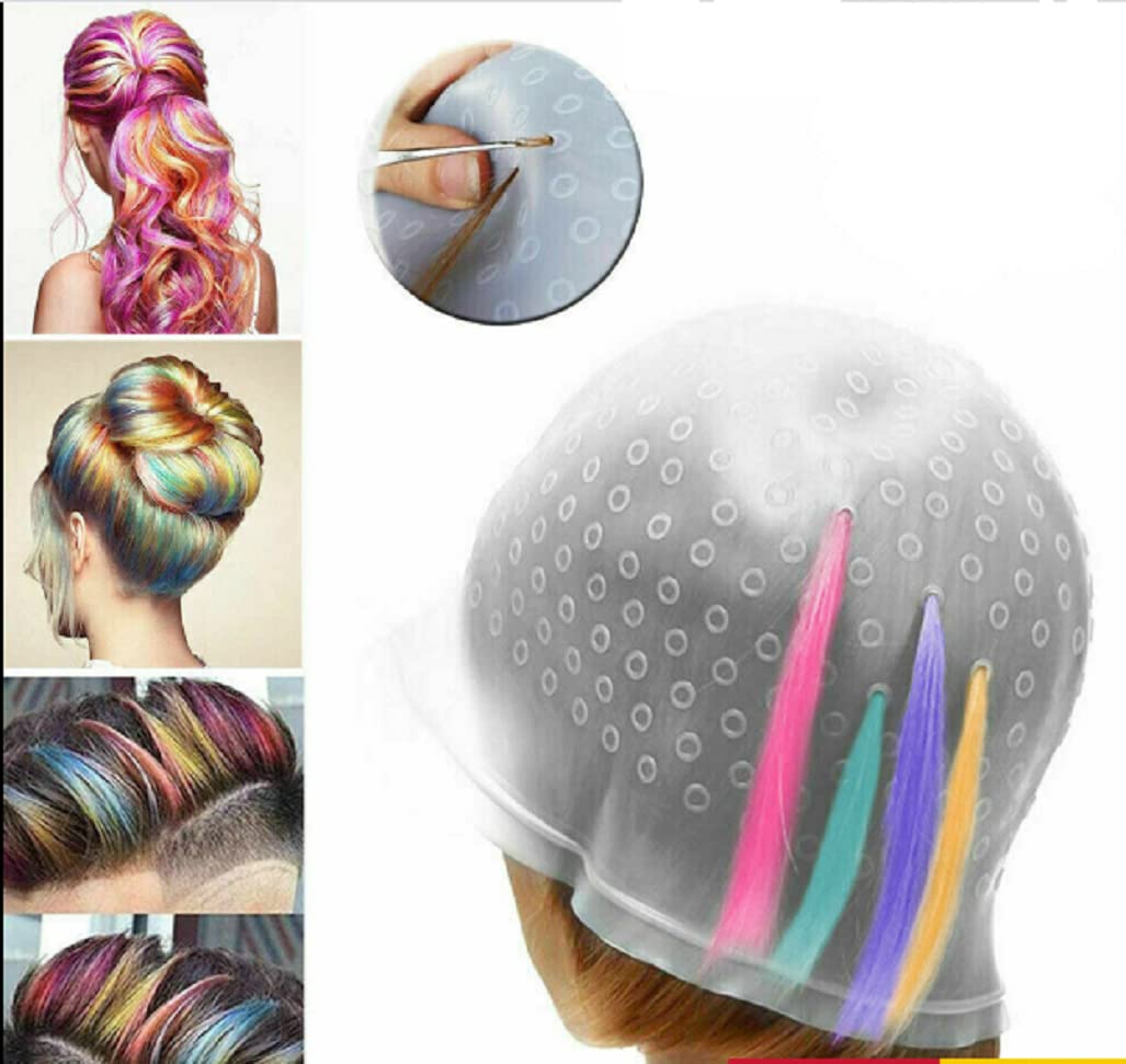 MAGICAP Pro Salon Silicon Hairdressing Highlighting Frosting Cap & FREE Hook Beauty & Personal Care Magicap