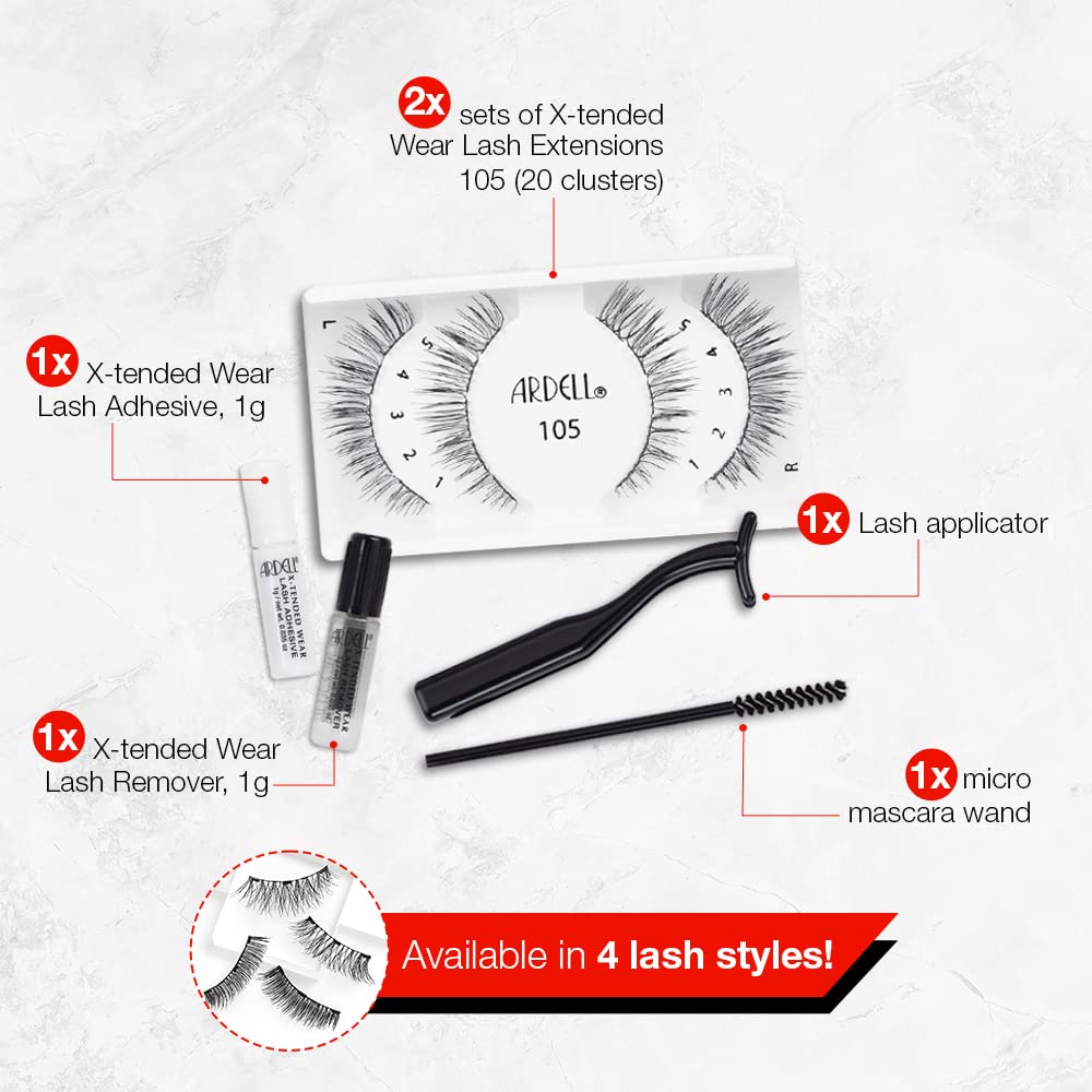 Ardell Individual Lashes X-tended Wear-105 Beauty & Personal Care Ardell