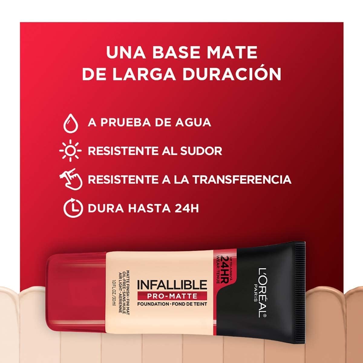 L'Oreal Paris Cosmetics Makeup Infallible Pro-Matte Liquid Longwear Foundation, Natural Beige, 1 fl oz. Beauty & Personal Care L'Oreal Paris