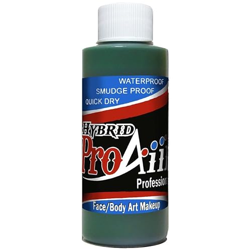 ProAiir Face and Body Painting Makeup - 2oz (60ml) Green Beauty & Personal Care ShowOffs Body Art