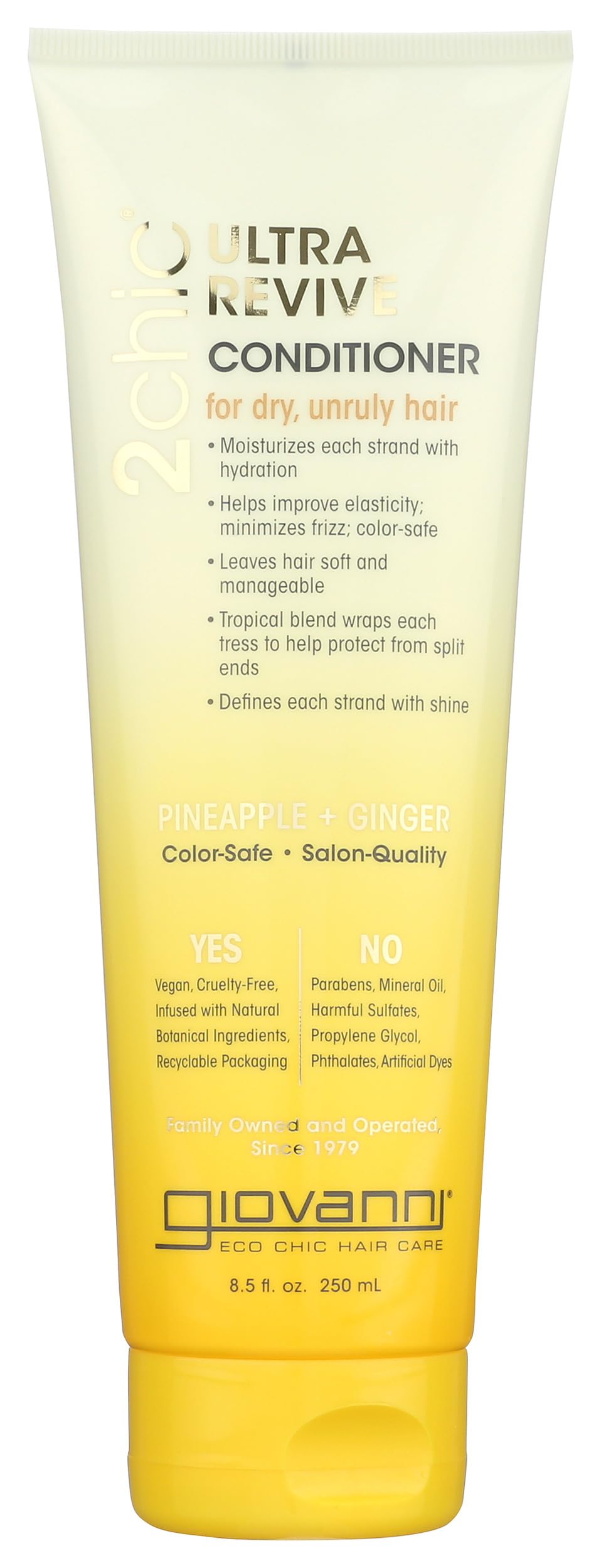 GIOVANNI 2chic Ultra-Revive Conditioner, Color Safe, 8.5 oz