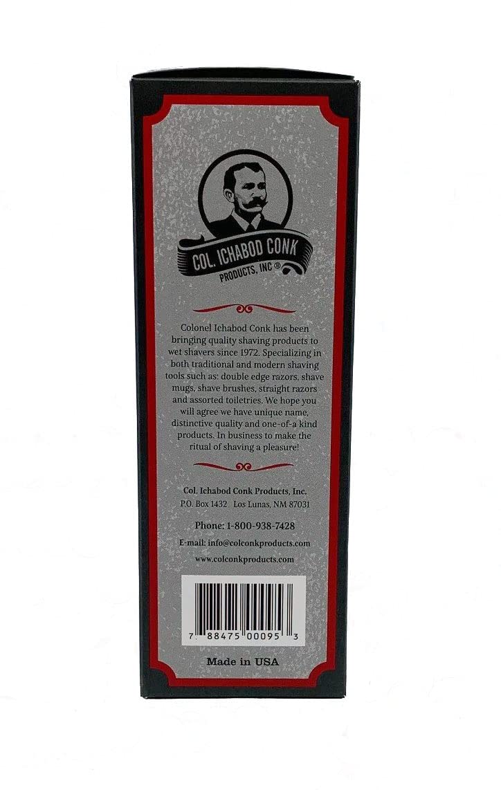 Colonel Ichabod Conk Bay Rum After Shave Cologne 4 Fl. Oz. Glass Bottle Beauty & Personal Care Colonel Conk