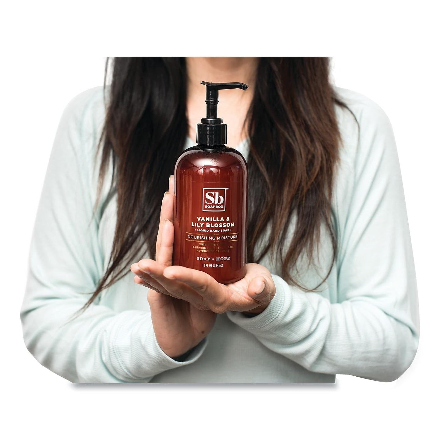 SBS Soapbox Hand Soap, Vanilla and Lily Blossom, 12 oz Pump Bottle, 12/Carton (00679CT) Beauty & Personal Care Soapbox