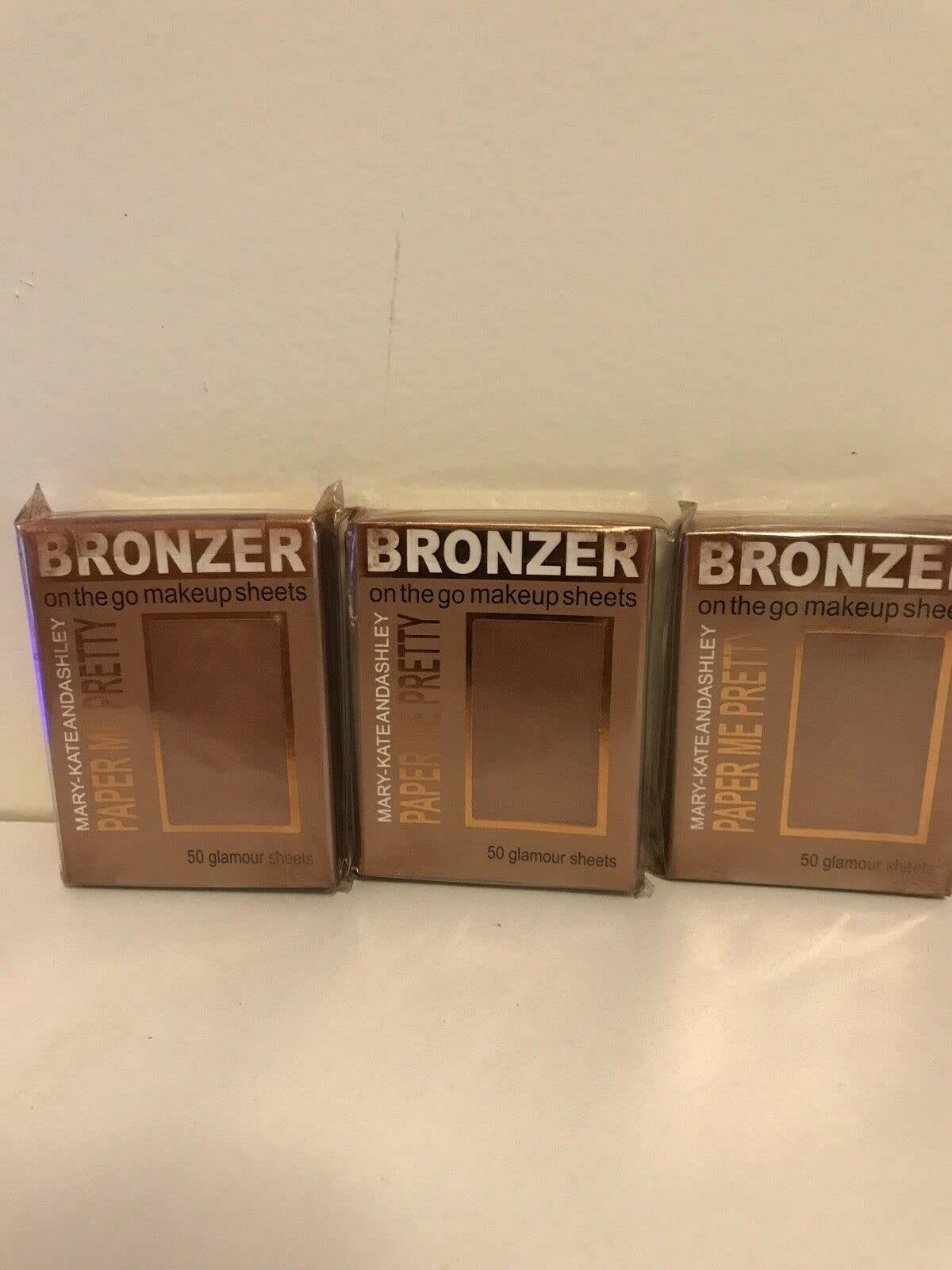 Pack of 3 Mary Kate and Ashley on the Go Bronzer Sheets Sunkissed Beauty & Personal Care Mary-Kate and Ashley